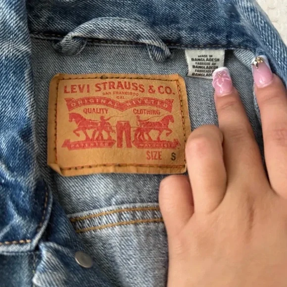 Levi's Light Blue Denim Jacket - Picture 4 of 5